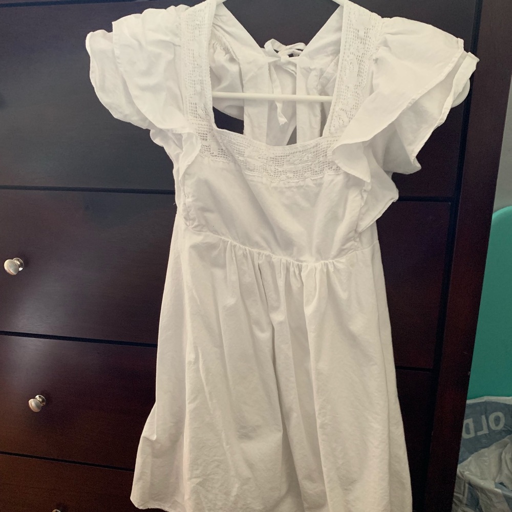 White UO dress
